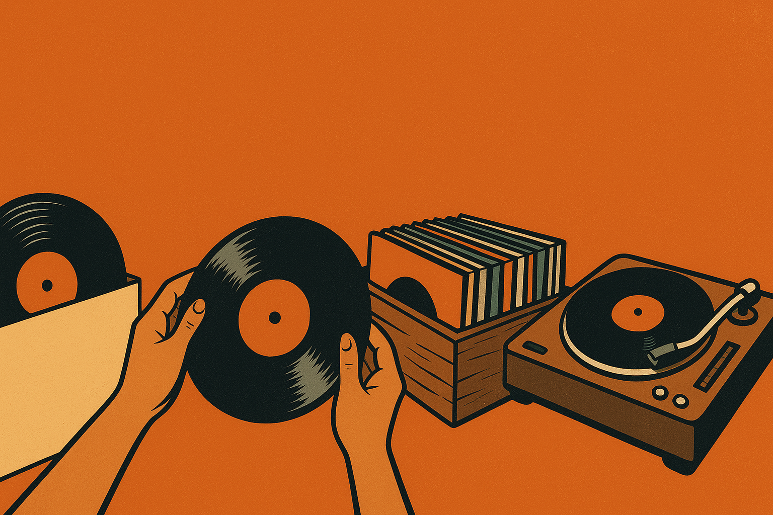 Vinyl Records Banner